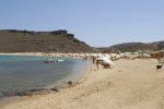 Panormos Beach - Mykonos Beach with sunbeds facilities