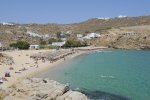 Super Paradise Beach - Mykonos Beach with umbrellas facilities