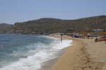 Agrari Beach - Mykonos Beach with umbrellas facilities