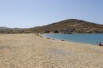 Ftelia Beach - Mykonos Beach with umbrellas facilities