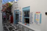 Lixoudis - Mykonos Fast Food Place with fast food menu style