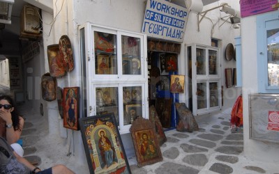 Workshop of Silver Icons Georgiadis - _MYK1210 - Mykonos, Greece